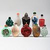 Group of Ten Chinese Snuff Bottles