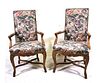 PAIR OF FRENCH TASTE BAKER ARMCHAIRS