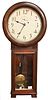 Seth Thomas #2 Regulator Clock mahogany case  along with pendulum and weights length 35 inches