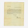 [Hamilton, Alexander] [Treasury Department] Printed Treasury Department Circular, signed