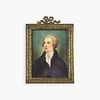 [Hamilton, Alexander] After John Trumbull Portrait Miniature of Alexander Hamilton