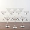 Set of Ten Martini Glasses