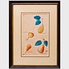 German School: Apples and Pears: Five Watercolors
