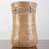 Mayan Incised Pottery Beaker Vessel