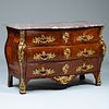 RÃ©gence Ormolu-Mounted Kingwood Parquetry Commode, Stamped Mondon
