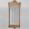Danish Rococo Painted and Parcel-Gilt Mirror