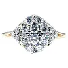 Sparkling Mid Century Diamond Pave Dress Ring