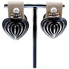 Retired Lagos Heart Earrings with Pearl SS/18k