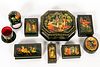 EIGHT RUSSIAN LACQUERED BOXES, FAIRY TALES