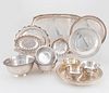 14PCS, SILVERPLATE HOLLOWARE: TRAYS, BOWLS, DISHES