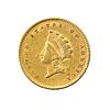 U.S. 1854 TYPE 2 $1.00 GOLD COIN
