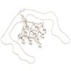 Diamond, 18k White Gold Necklace