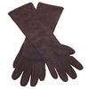 A pair of Gianni Versace suede gloves