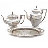 .800 Continental Sterling Tea and Coffee Pots