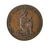 AM I NOT A MAN AND A BROTHER HALFPENNY TOKEN