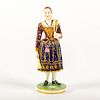 Porcelain Figurine, Bavarian Broom Seller