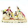 Vintage German Style Figurine Grouping, Family Gathering