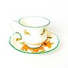 Crown Staffordshire Camelot Pattern Tea Cup And Saucer