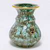 Unusual Delft Vase Mid-Century Modern Lustre Glaze