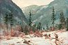 Paul Strisik 'Early Winter' Oil on Canvas
