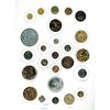 A CARD OF DIV 1 & 3 ASSORTED METAL PICTORIAL BUTTONS
