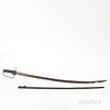 English Officer's Cavalry Saber and Scabbard