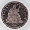 1860 U.S. Quarter Dollar 
