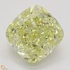 2.23 ct, Natural Fancy Yellow Even Color, VS2, Cushion cut Diamond (GIA Graded), Appraised Value: $36,000 