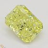 3.01 ct, Natural Fancy Intense Yellow Even Color, IF, Radiant cut Diamond (GIA Graded), Appraised Value: $192,000 