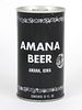 1974 Amana Beer 12oz Tab Top Can T33-12