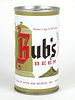 1967 Bub's Beer (Winona Minnesota) 12oz Tab Top Can T47-04