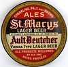 1934 St. Marys Lager/Ault Deutscher Beer 12 inch Serving Tray