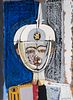 JOSEP GARCÍA LLORT (Barcelona, 1921-2003). 
"Soldier", 1959. 
Oil on cardboard.