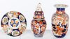 Japanese Imari Vase, Urn, and a Charger
