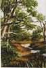 Mark Stewart, Marsh Edge Landscape, Watercolor