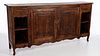 French Provincial Stained Pine Side Cabinet