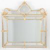 Venetian Glass Overmantel Mirror, 20th C