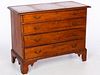 Chippendale Stained Pine Chest of Drawers, 18th C