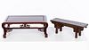 Two Chinese Miniature Tables/Stands