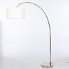 Contemporary Chrome Arched Standing Lamp