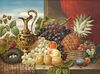 CONTINENTAL SCHOOL (19TH/20TH CENTURY), STILL LIFE WITH EWER, FRUITS AND A 