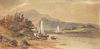 JOSHUA RENSHAW (ACT. 1886-1894), BOAT ON THE SHORE, signed lower right, wat