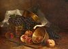 A* GIRARD (FRENCH, 19TH CENTURY), STILL LIFE OF SCALES, GRAPES AND PEACHES,