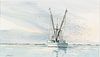 Yves Parent, Shrimp Boat, Watercolor