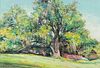 Joyce Nagel, Landscape with Live Oak, Pastel