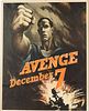 Avenge December 7, WWII Poster