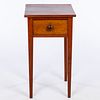 American Maple One Drawer Side Table