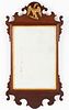 Small Mahogany Chippendale Style Mirror, 19th C