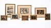 Group of 9 Miniature Framed Paintings