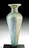 Roman Glass Flask Gorgeous Iridescence
